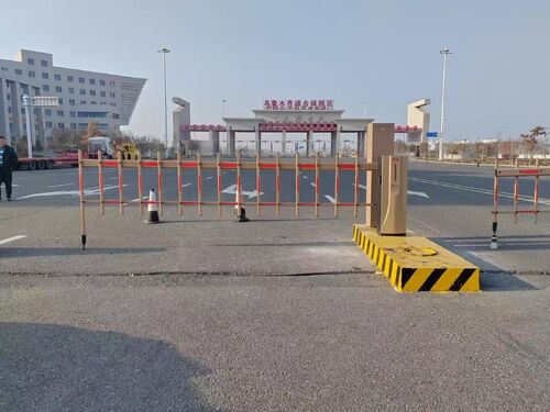 최신 회사 사례 E40Pro Barrier Gate | Main Entrance of Comprehensive Bonded Zone